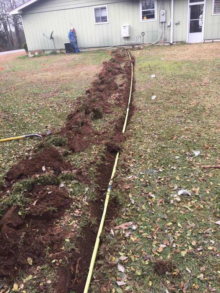 water line installation 