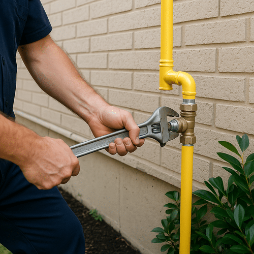 gas line install